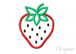 Applikation Erdbeere